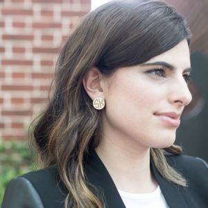 Fornash Monogrammed Small Circle Earrings SKL Preppy Jewelry